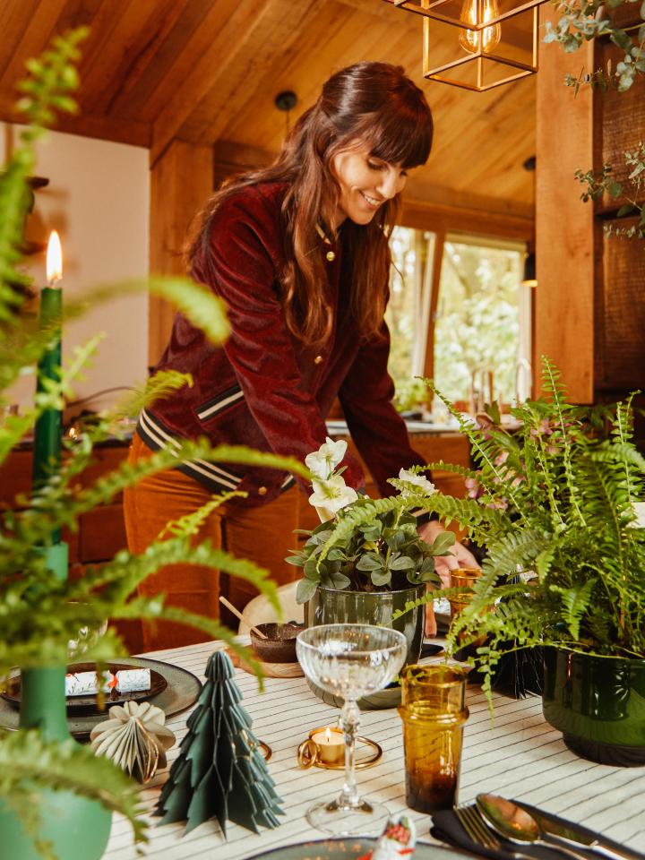 kersttafel decoreren idee